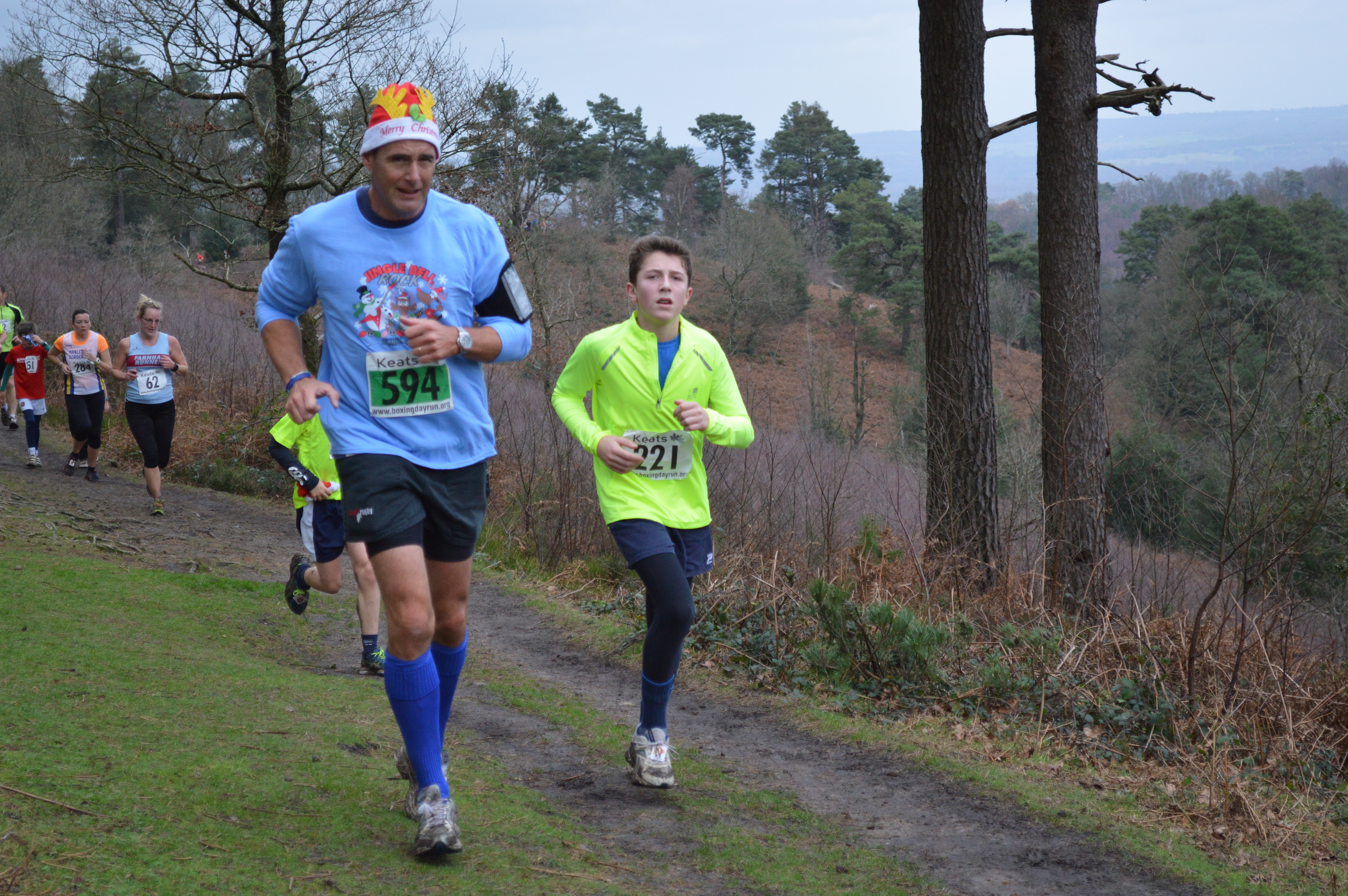 Derek & Thomas McKnight on the final stretch