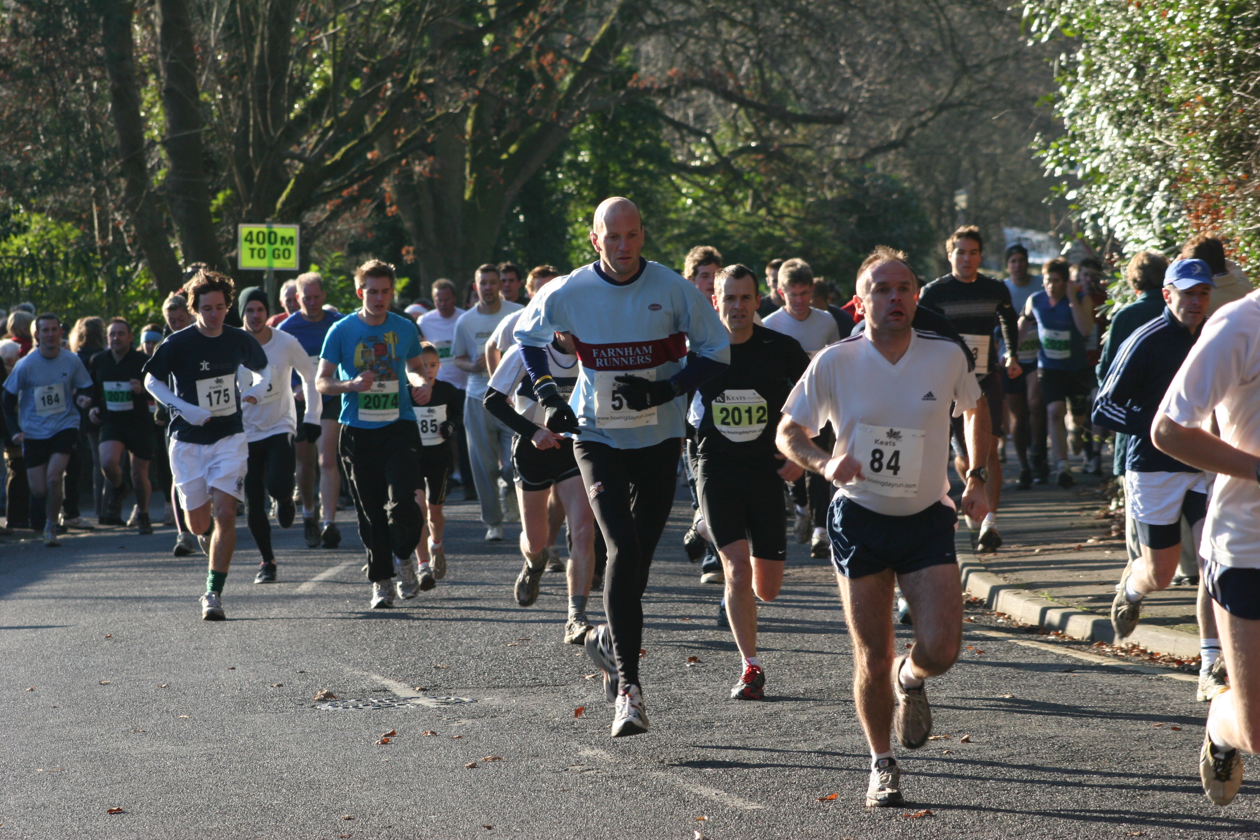 Running Up Weydown Road