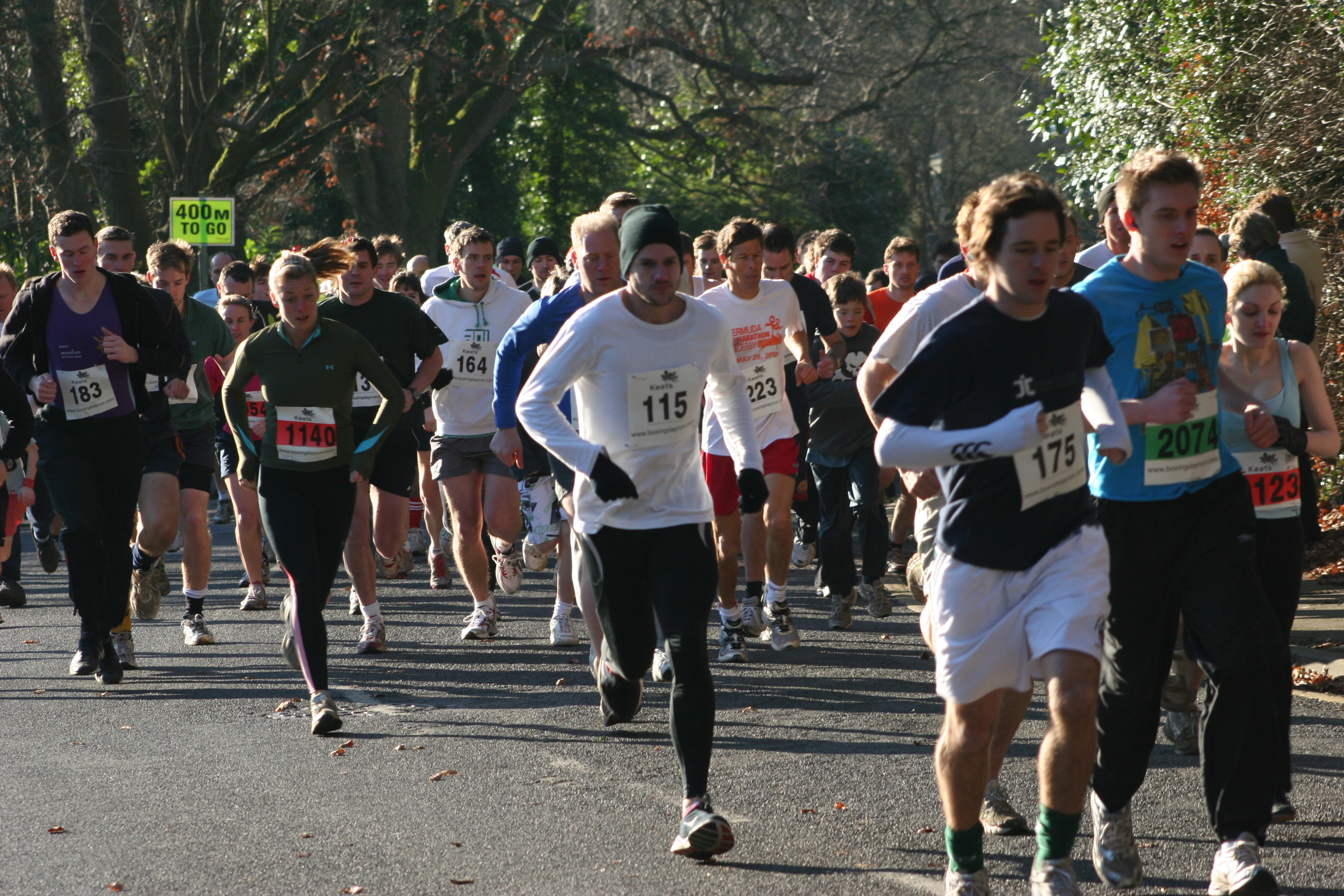 Runners young and old