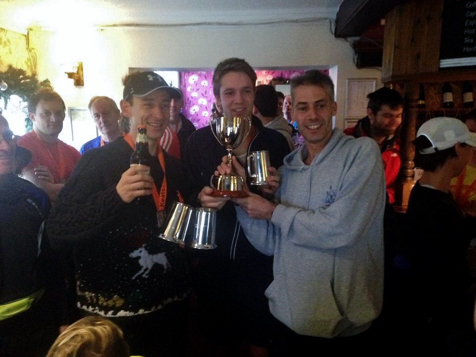 Haslemere Border AC win the drinking cup