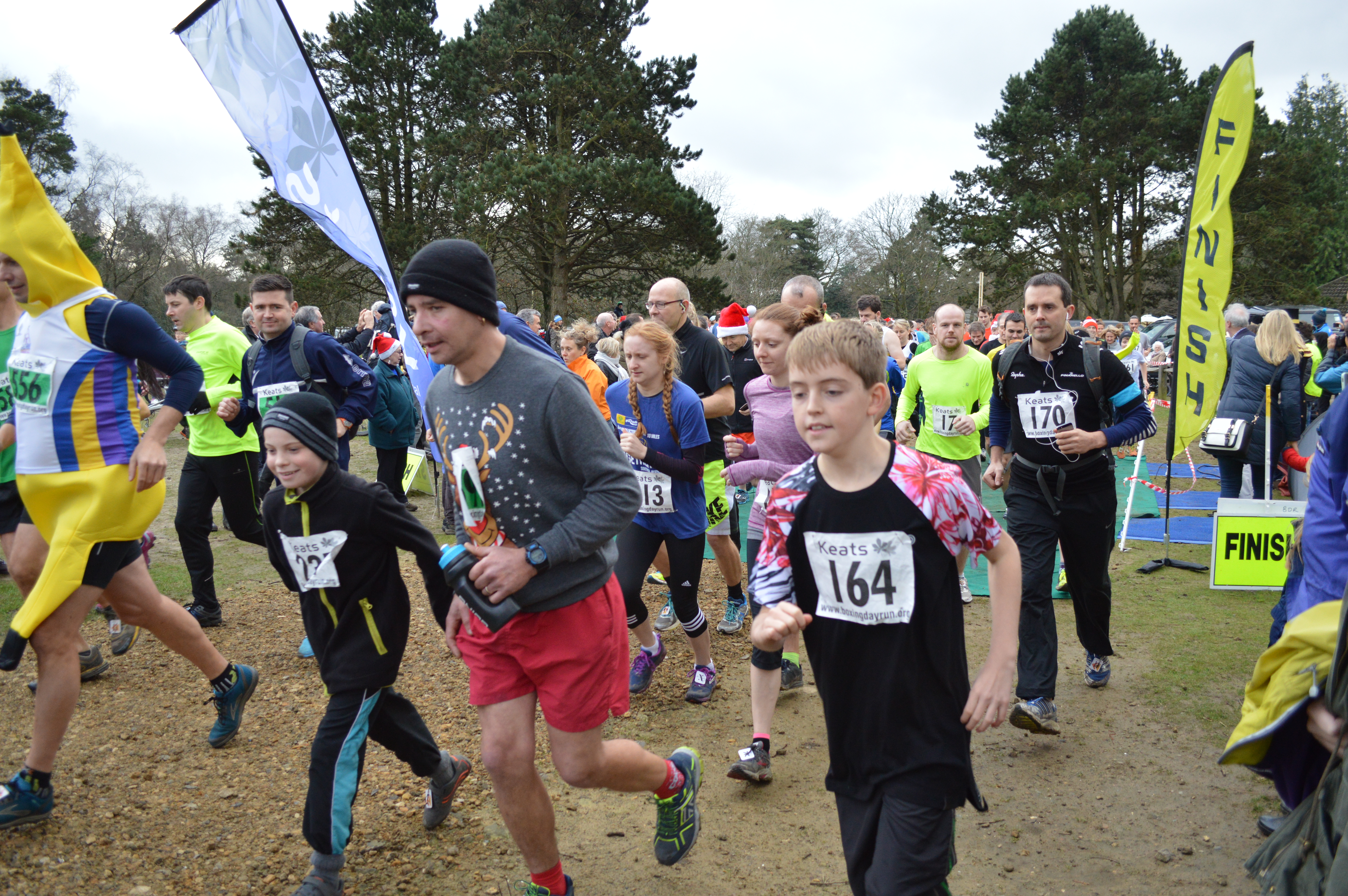 Crossing the start line