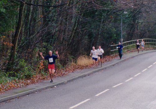 Darrell Phillips, winner of the Drinker Run